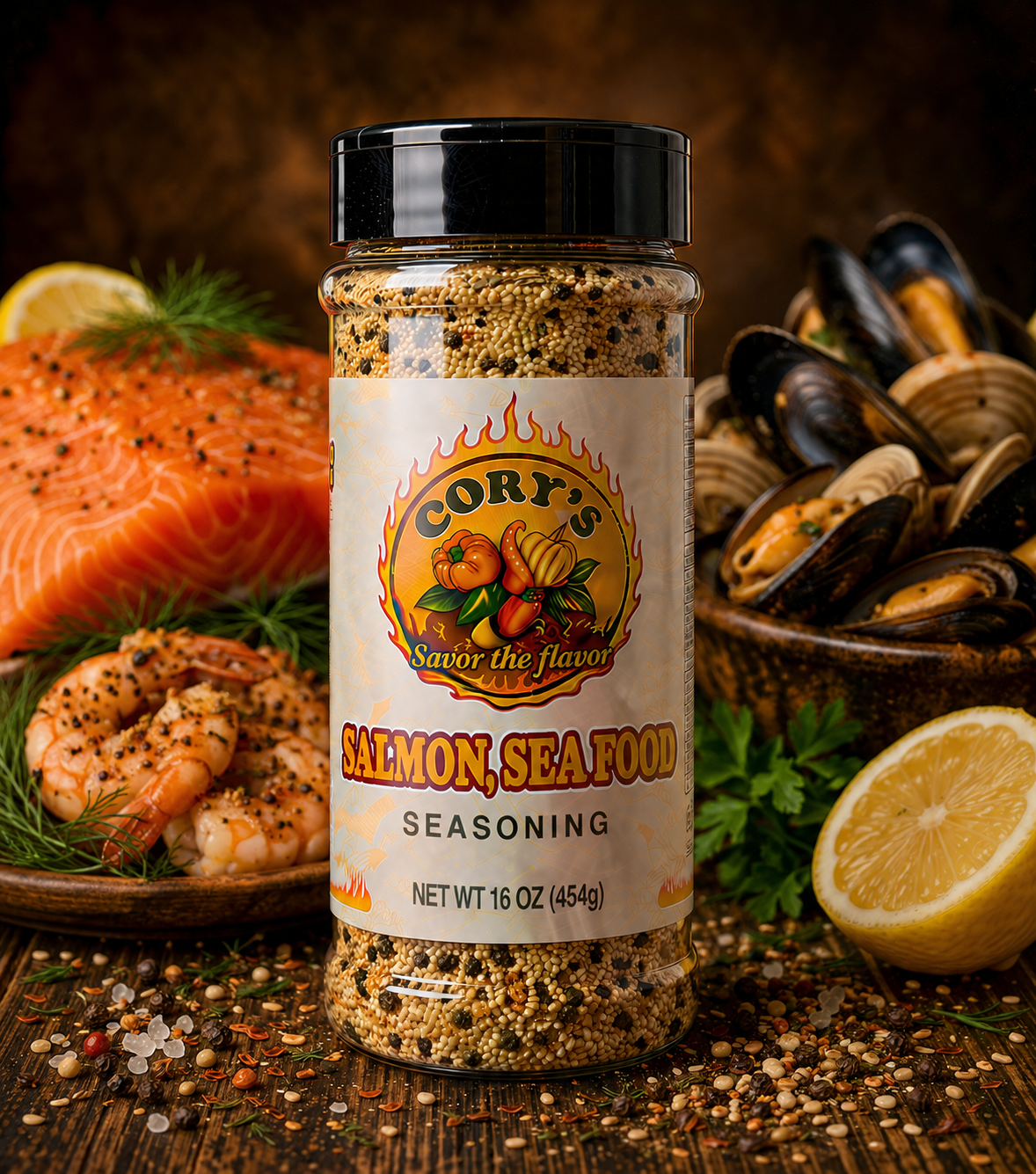 Salmon, Sea Food Seasoning